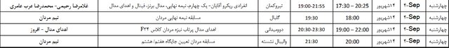 برنامه نمایندگان ایران در پارالمپیک پاریس/ شروع رقابت‌ها از ۸ شهریور