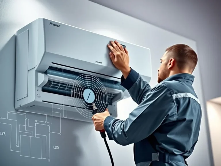 راهنمای جامع و گام به گام نصب کولر گازی هایسنس
