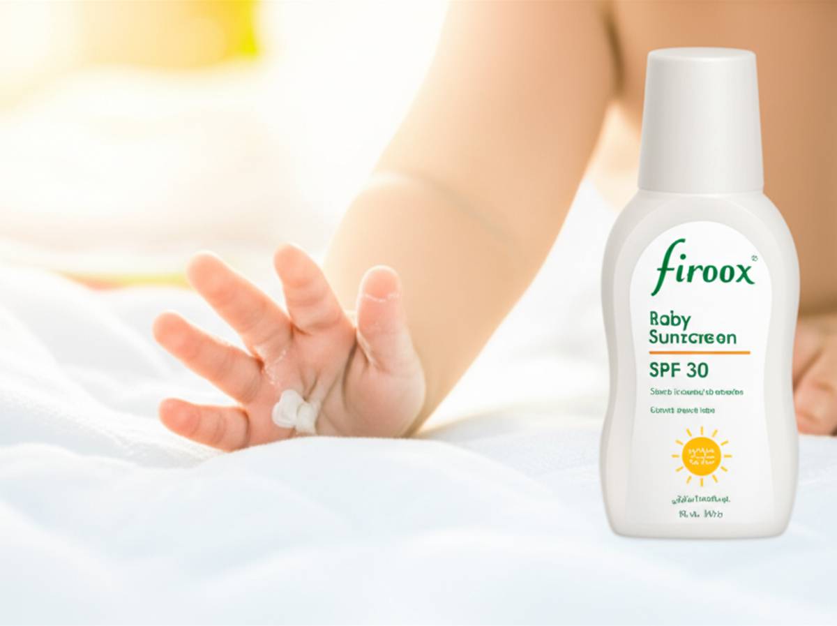 کرم ضد آفتاب کودک فیروز SPF30 | محافظت ایمن از پوست کودک