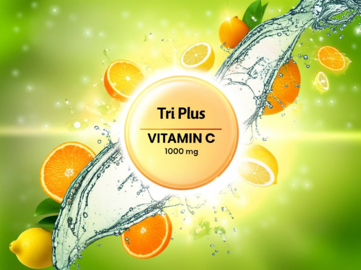 قرص تری پلاس ویتامین C 1000mg | ویتامین لایف: ویژگی ها