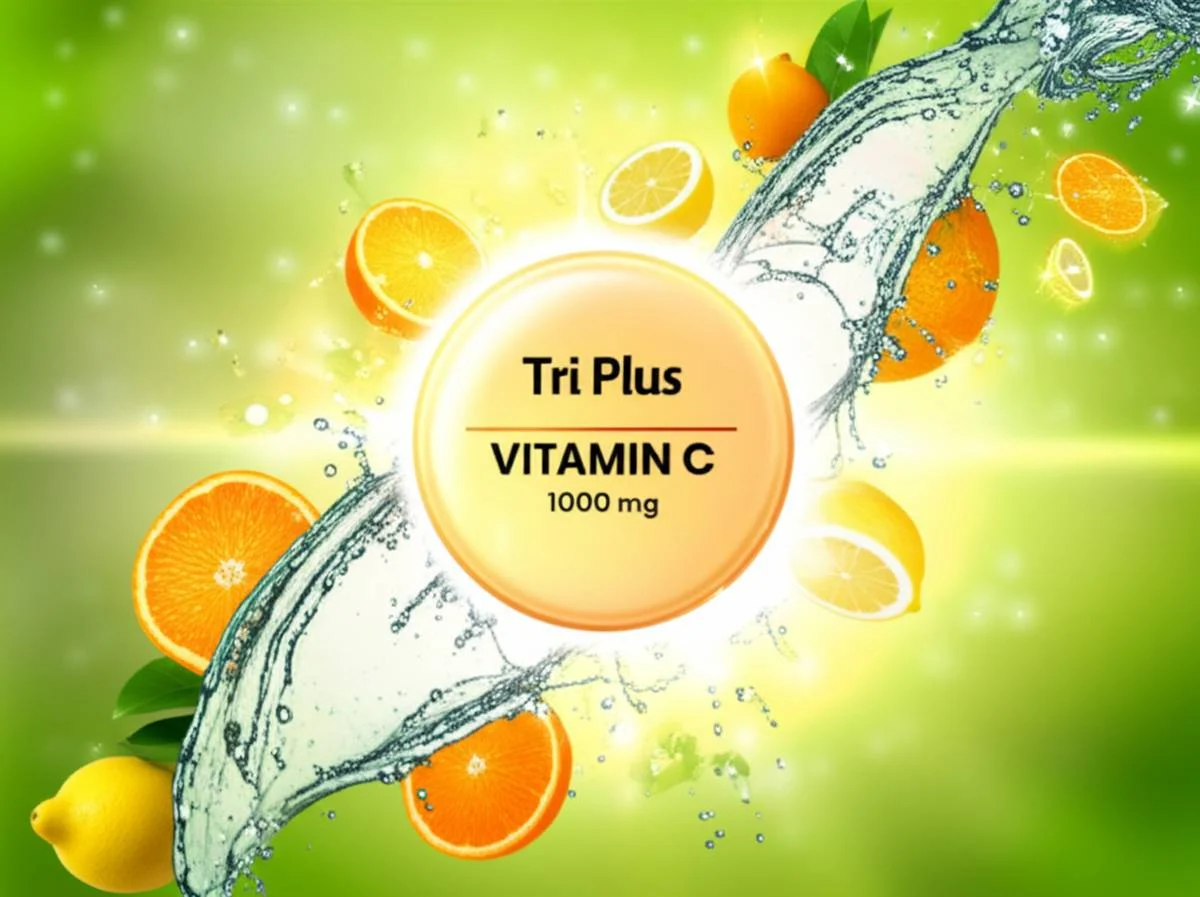 قرص تری پلاس ویتامین C 1000mg | ویتامین لایف: ویژگی ها