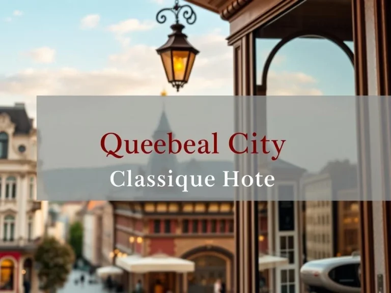 هتل کلاسیک کبک سیتی | رزرو اقامت لوکس در Quebec City