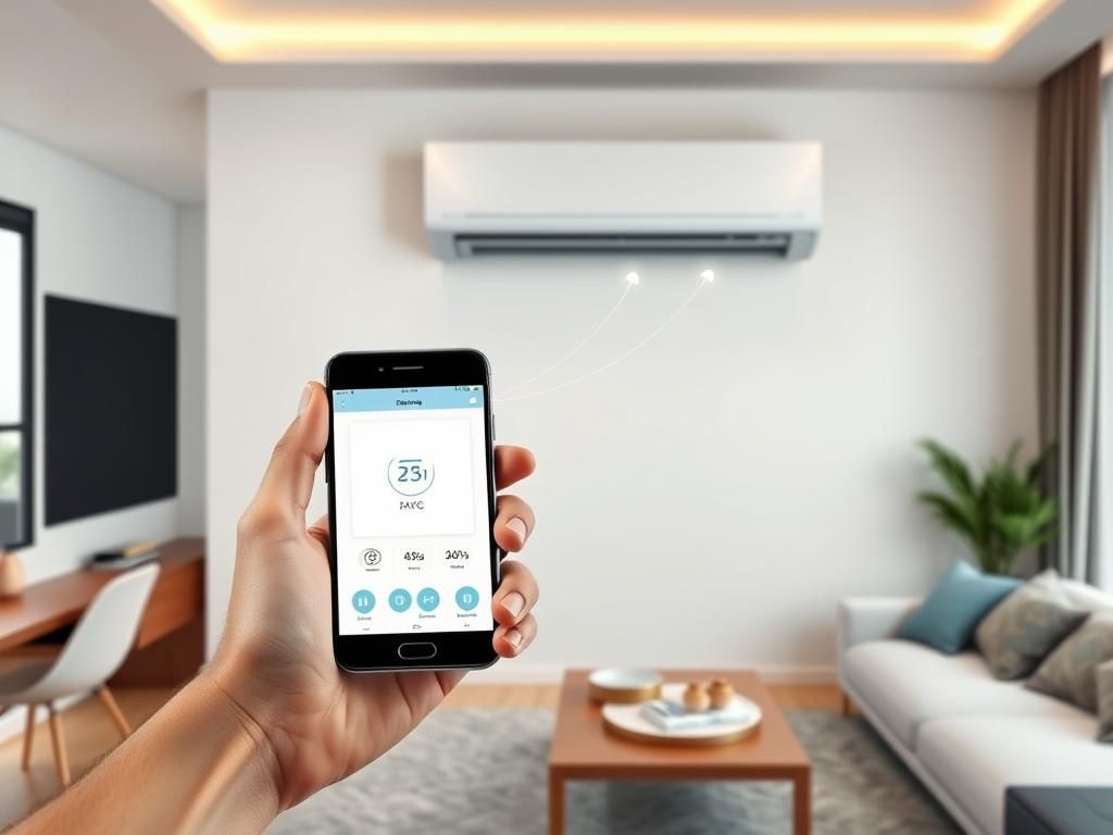 کنترل کولر گازی سامسونگ با گوشی از راه دور