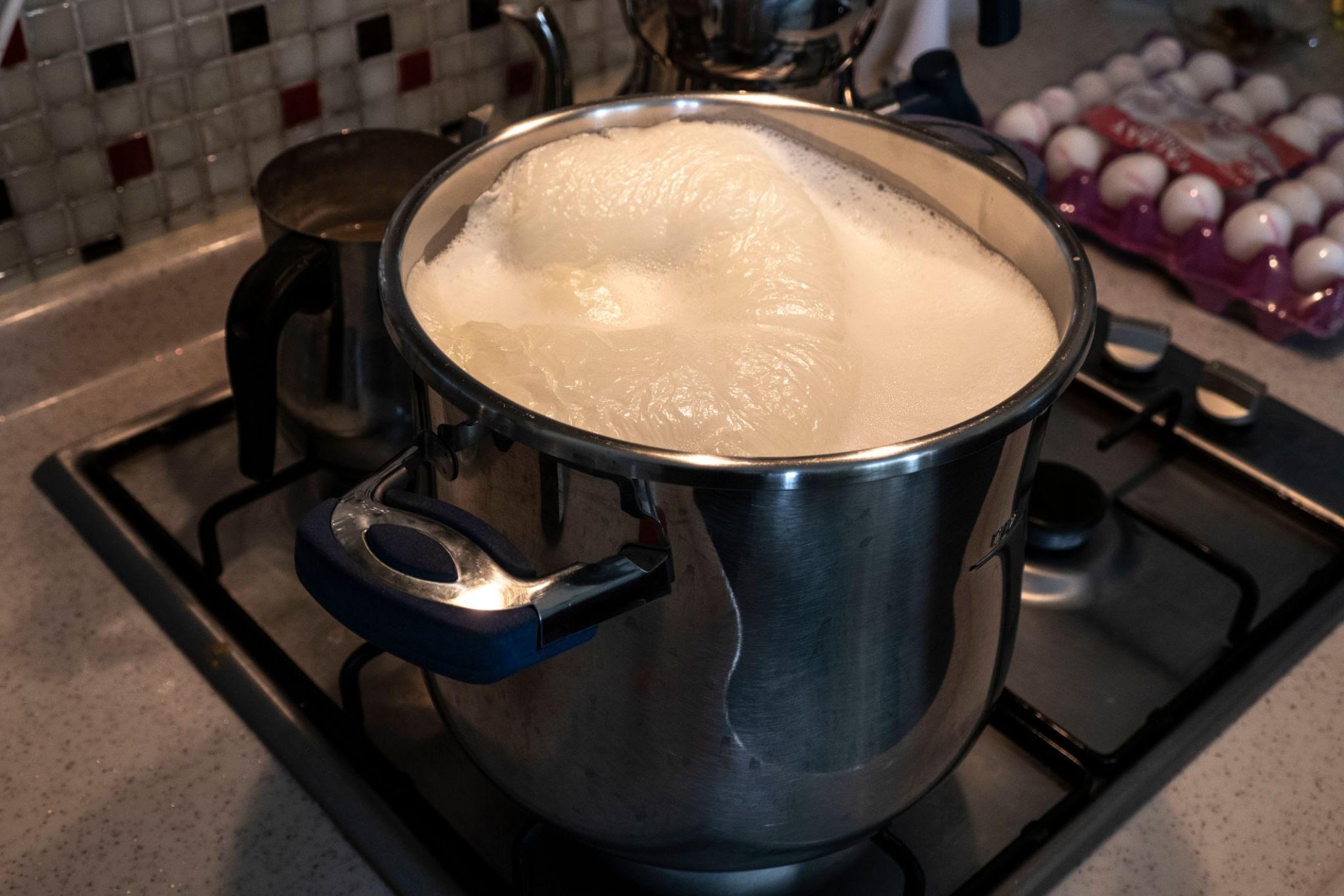 جوشاندن شیر