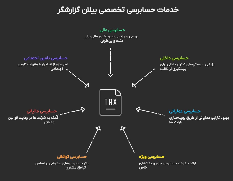 خدمات تخصصی بیلان گزارشگر