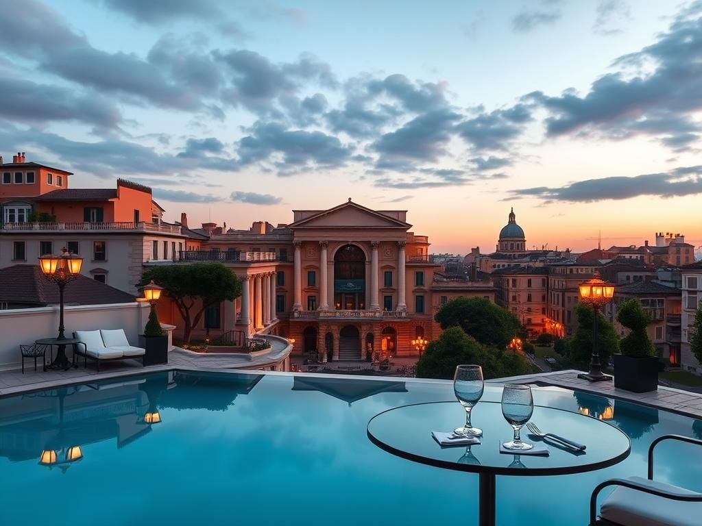 هتل لرد بایرون رم | رزرو و قیمت Hotel Lord Byron Rome