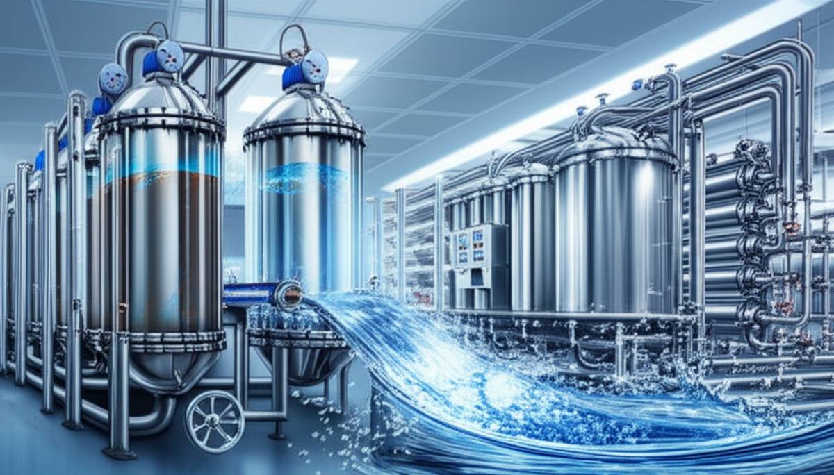 اولترافیلتراسیون (UF) اطلس آب؛ شفاف‌سازی و حذف کدورت خط تولید